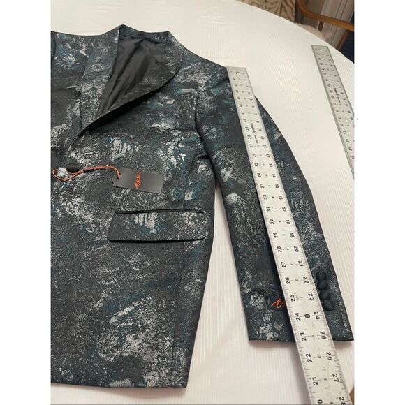 Egara Men's Galaxy Slim Fit Dinner Jacket Size 42 Regular NWT Blazer Sports Coat - Picture 4 of 10